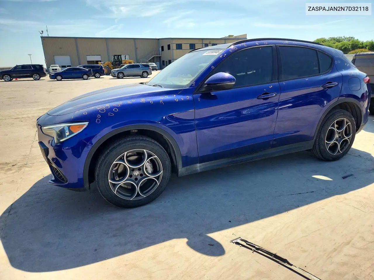 2022 Alfa Romeo Stelvio VIN: ZASPAJAN2N7D32118 Lot: 53390946