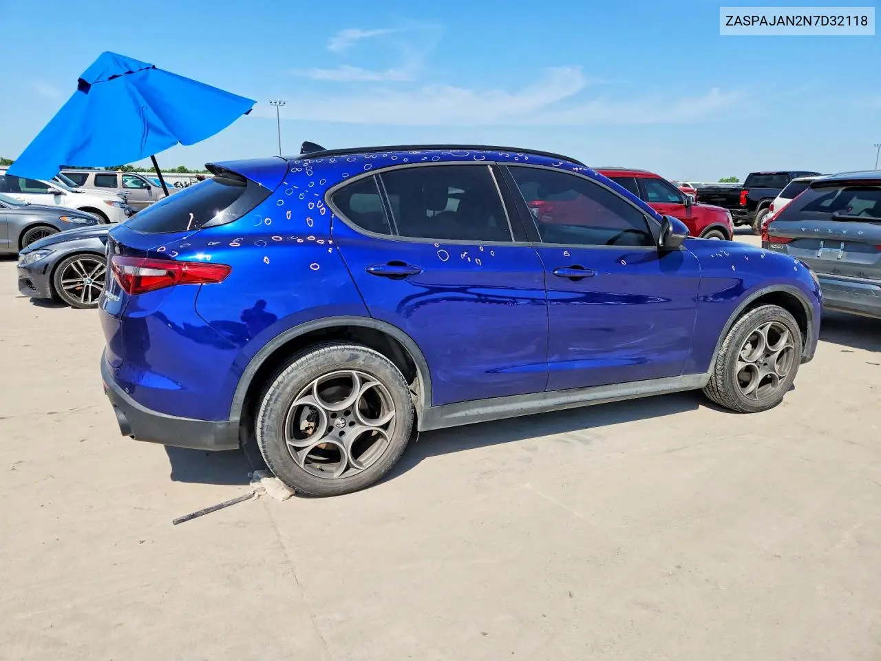 2022 Alfa Romeo Stelvio VIN: ZASPAJAN2N7D32118 Lot: 53390946