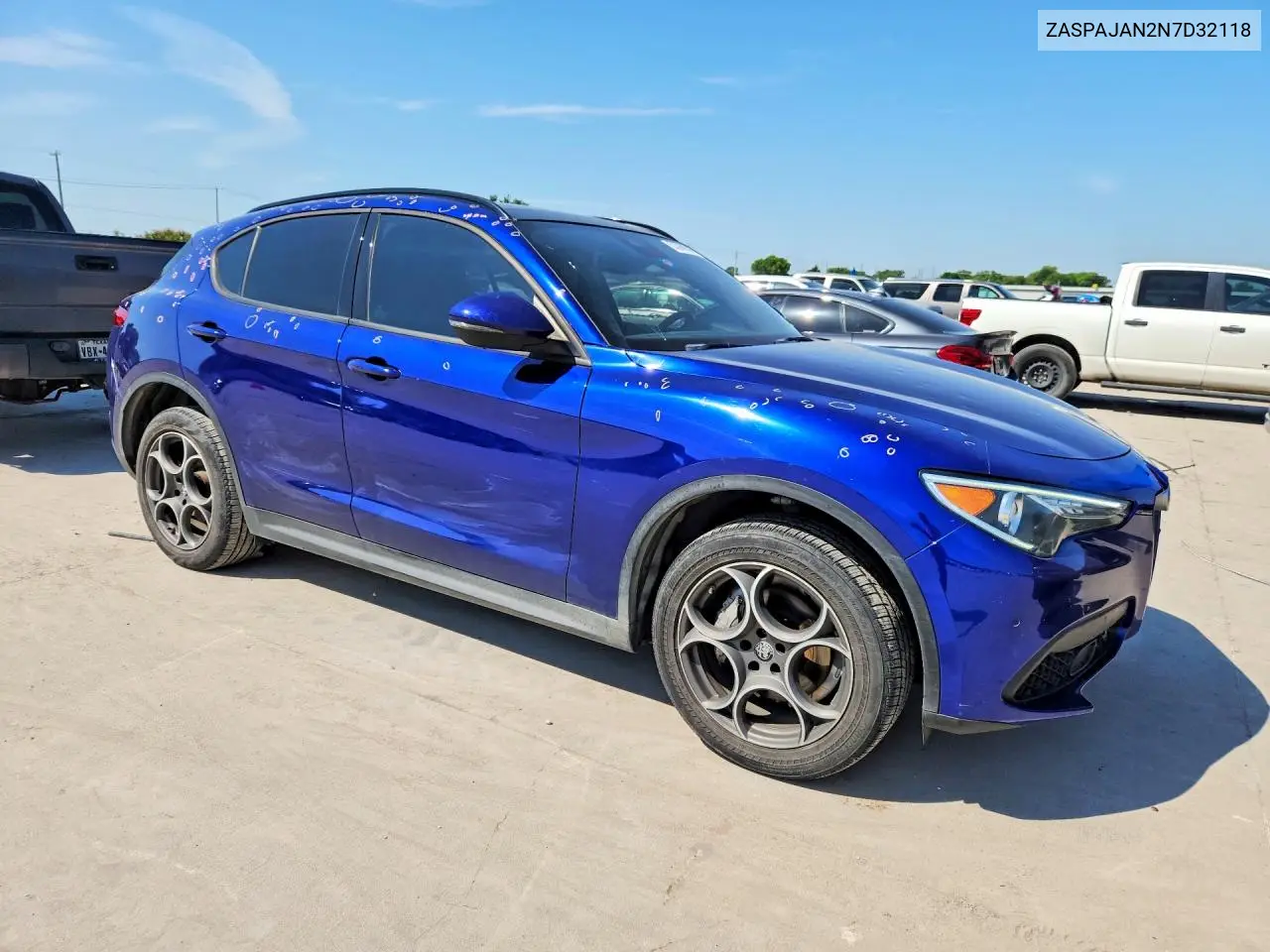 2022 Alfa Romeo Stelvio VIN: ZASPAJAN2N7D32118 Lot: 53390946