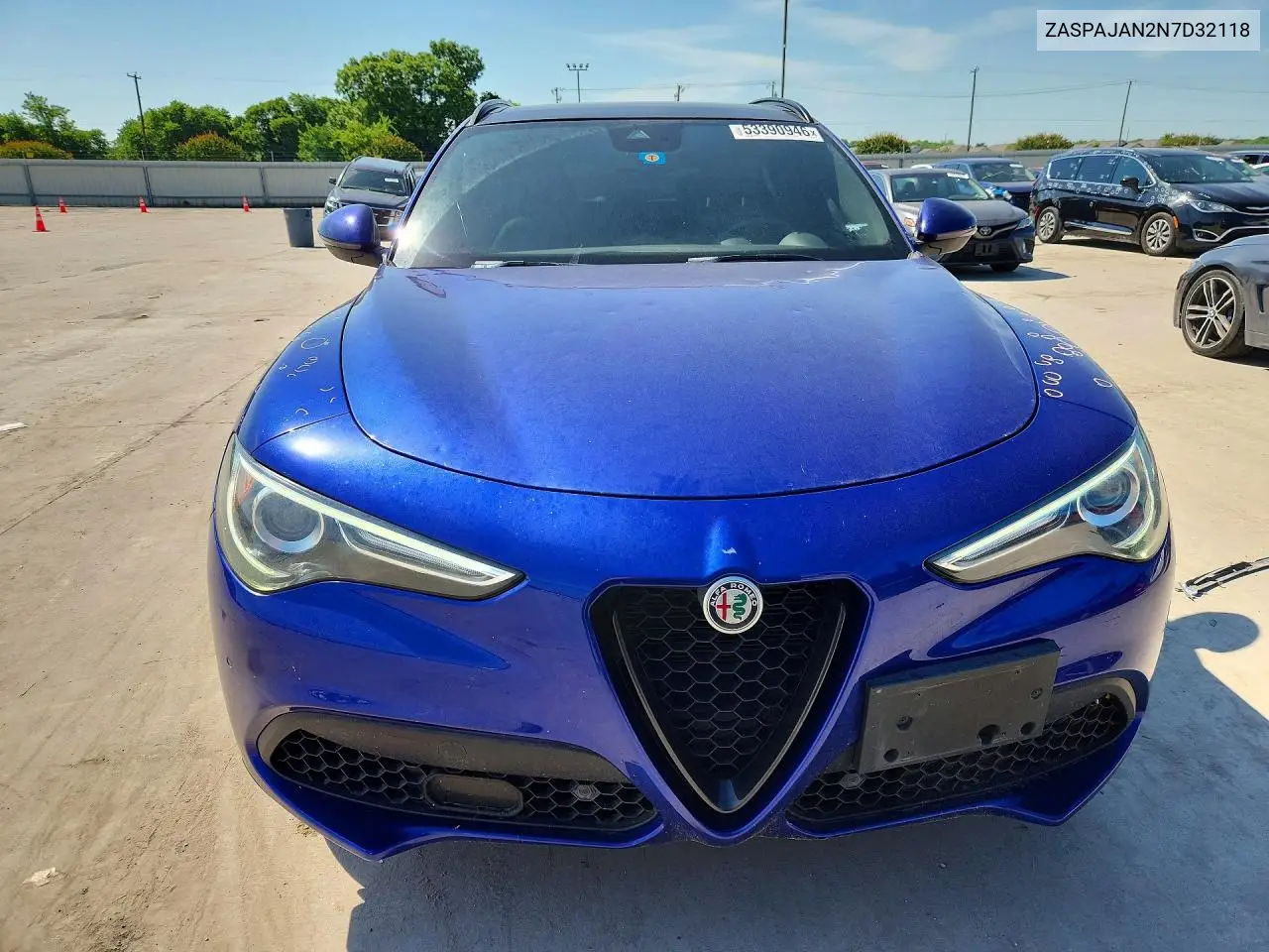 2022 Alfa Romeo Stelvio VIN: ZASPAJAN2N7D32118 Lot: 53390946