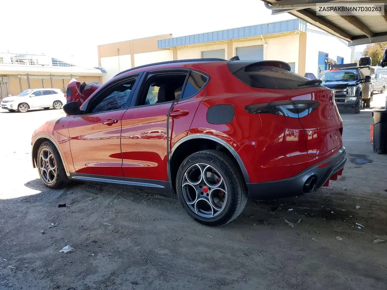 2022 Alfa Romeo Stelvio Ti VIN: ZASPAKBN6N7D30263 Lot: 56464346