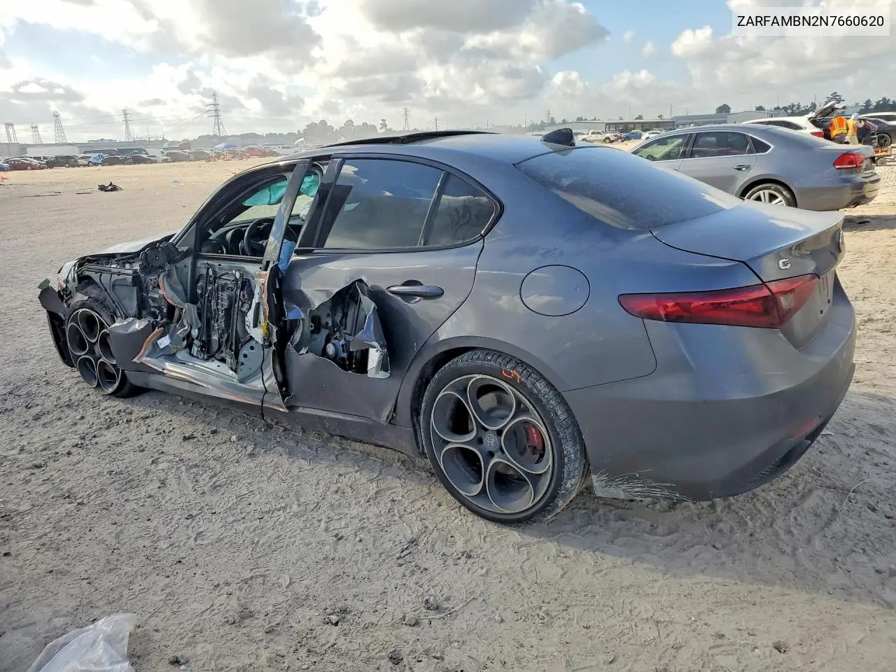 2022 Alfa Romeo Giulia Super VIN: ZARFAMBN2N7660620 Lot: 56817066