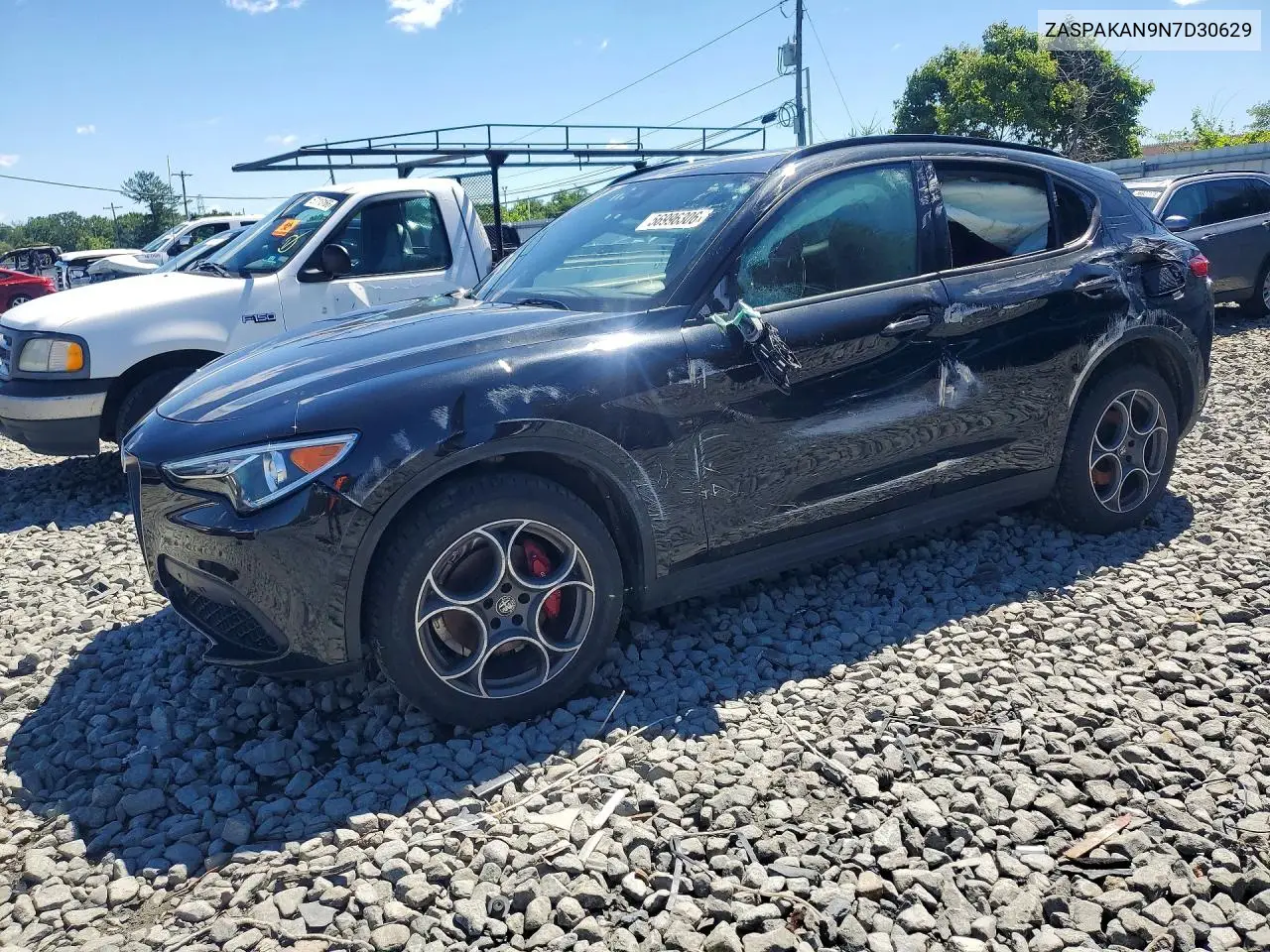 2022 Alfa Romeo Stelvio VIN: ZASPAKAN9N7D30629 Lot: 56996306