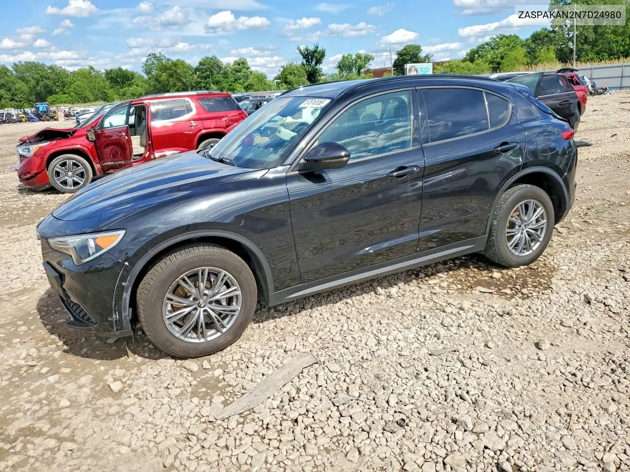 2022 Alfa Romeo Stelvio VIN: ZASPAKAN2N7D24980 Lot: 57616556