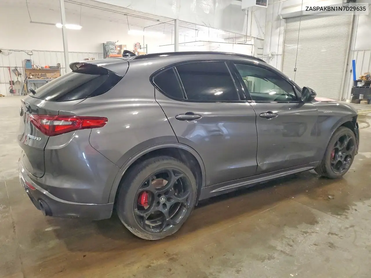 2022 Alfa Romeo Stelvio Ti VIN: ZASPAKBN1N7D29635 Lot: 57686316