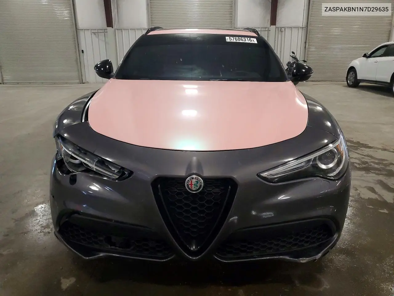 2022 Alfa Romeo Stelvio Ti VIN: ZASPAKBN1N7D29635 Lot: 57686316