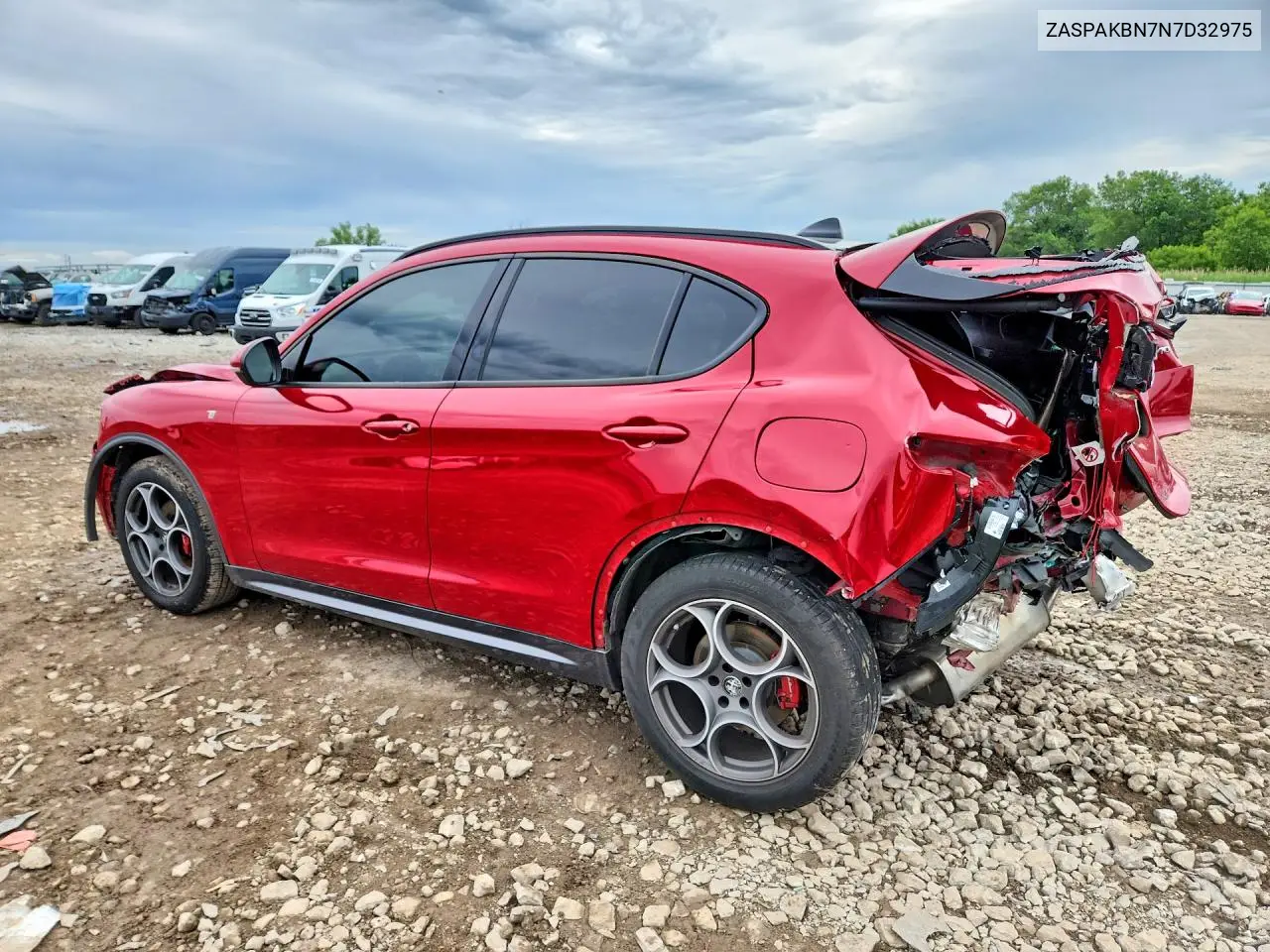 2022 Alfa Romeo Stelvio Ti VIN: ZASPAKBN7N7D32975 Lot: 58651306