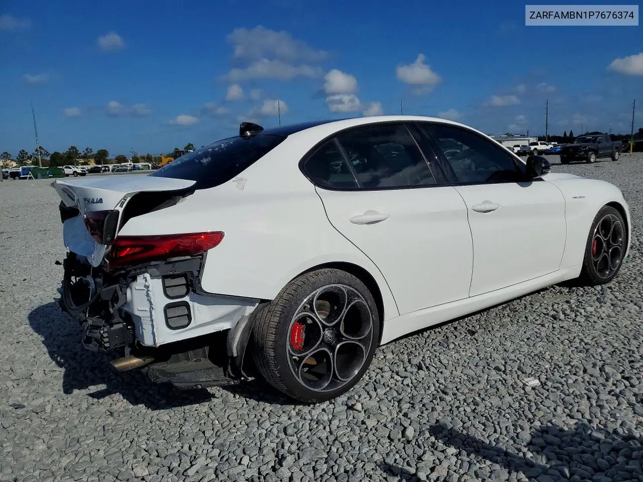 2023 Alfa Romeo Giulia Ti VIN: ZARFAMBN1P7676374 Lot: 50526526