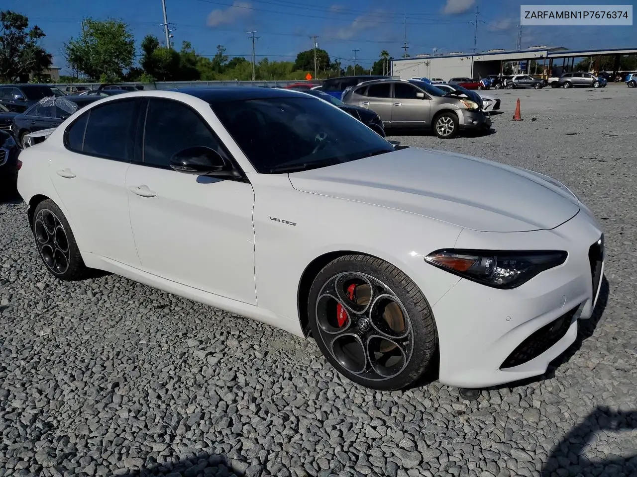 2023 Alfa Romeo Giulia Ti VIN: ZARFAMBN1P7676374 Lot: 50526526