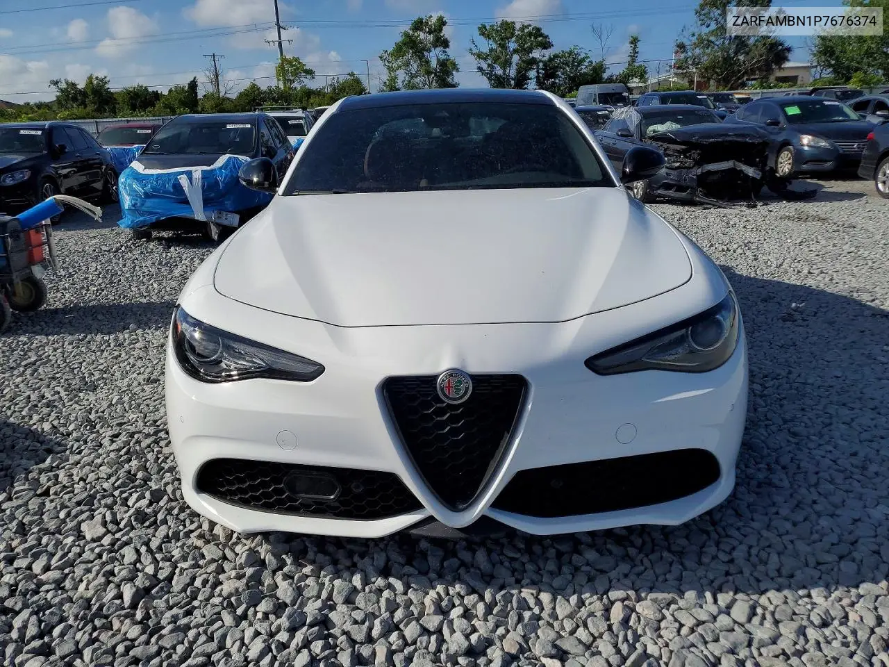 2023 Alfa Romeo Giulia Ti VIN: ZARFAMBN1P7676374 Lot: 50526526