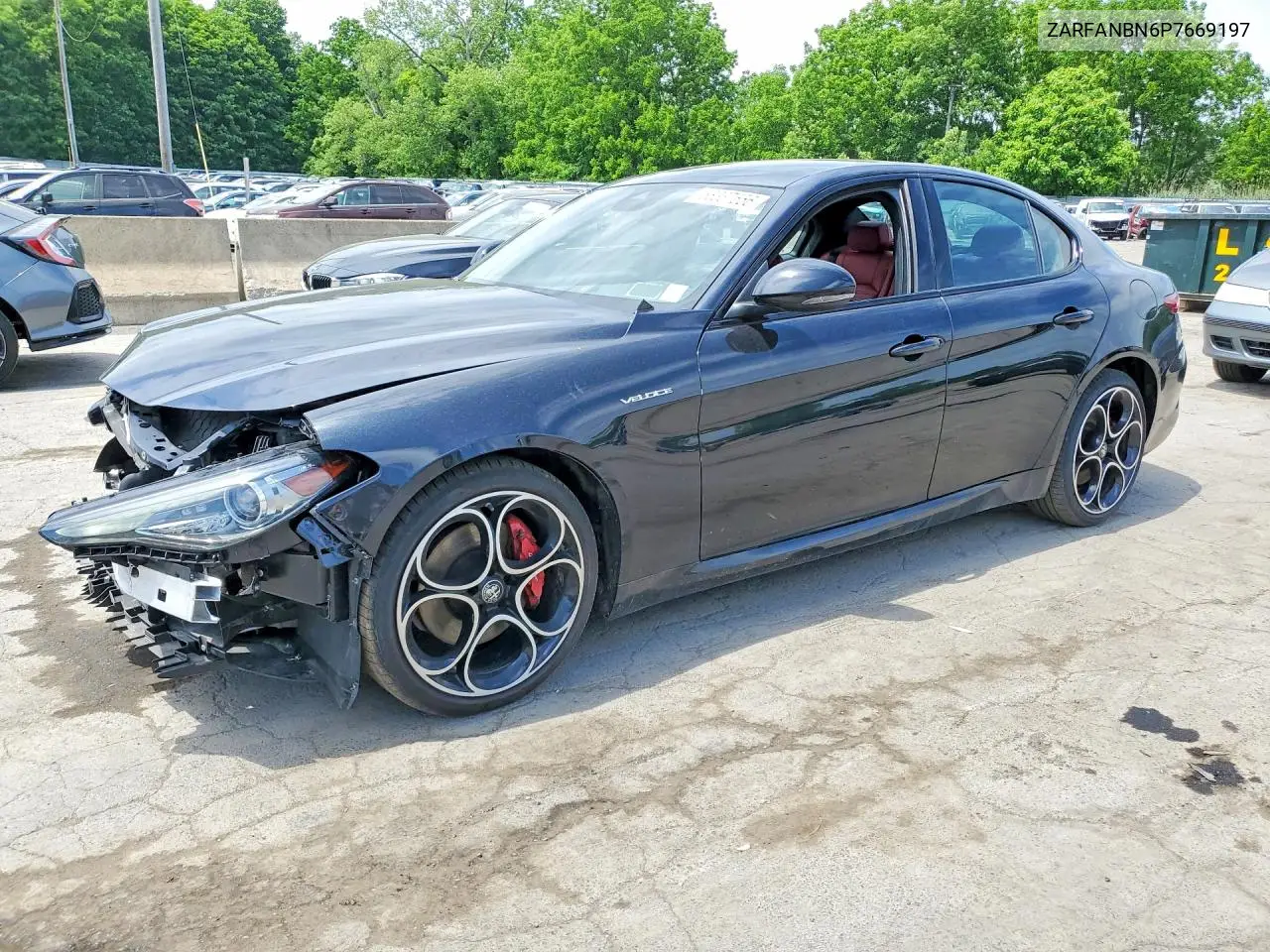 2023 Alfa Romeo Giulia Ti VIN: ZARFANBN6P7669197 Lot: 56337556