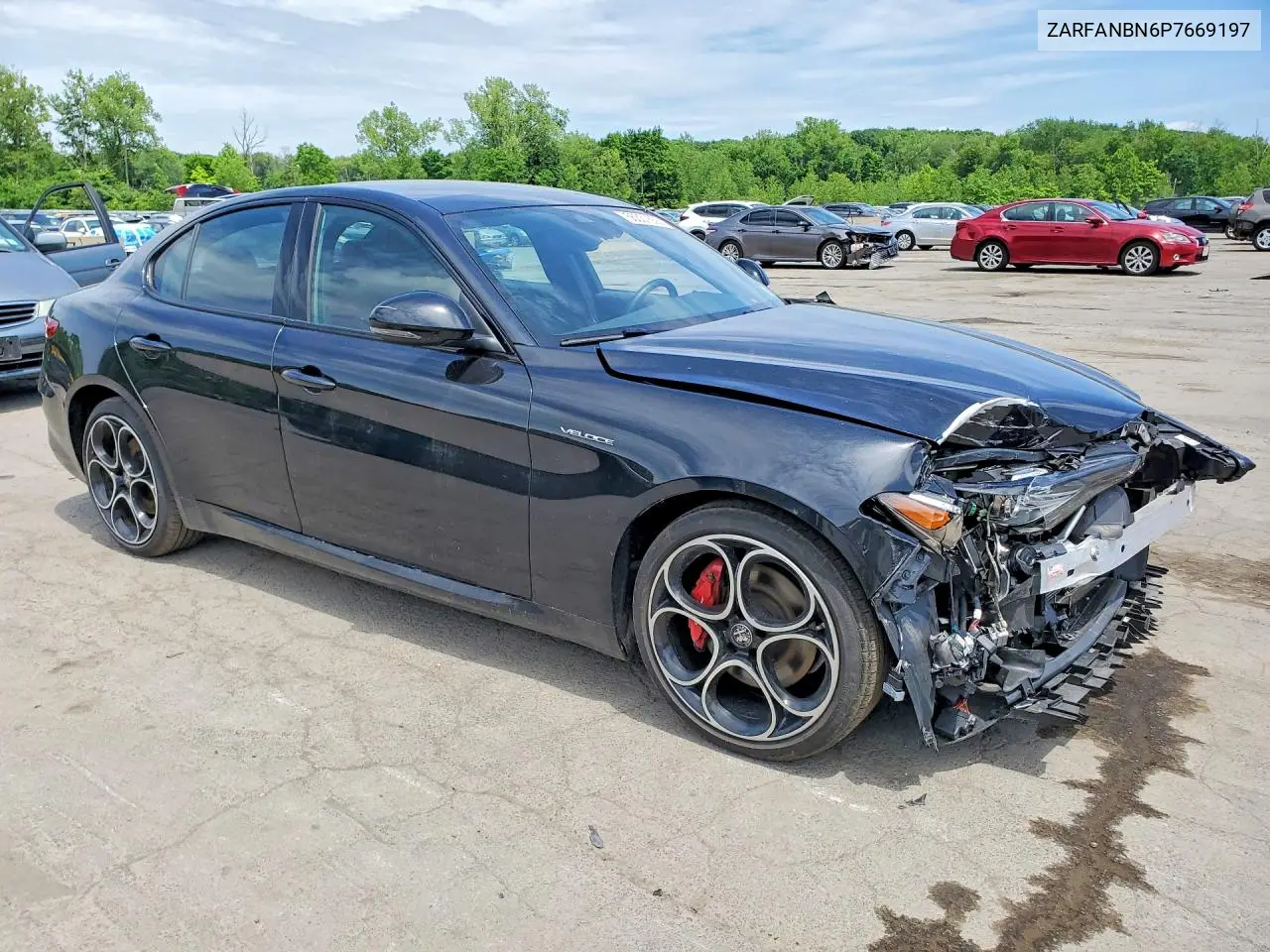 2023 Alfa Romeo Giulia Ti VIN: ZARFANBN6P7669197 Lot: 56337556