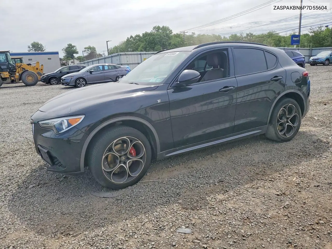 2023 Alfa Romeo Stelvio Ti VIN: ZASPAKBN6P7D55604 Lot: 58065806