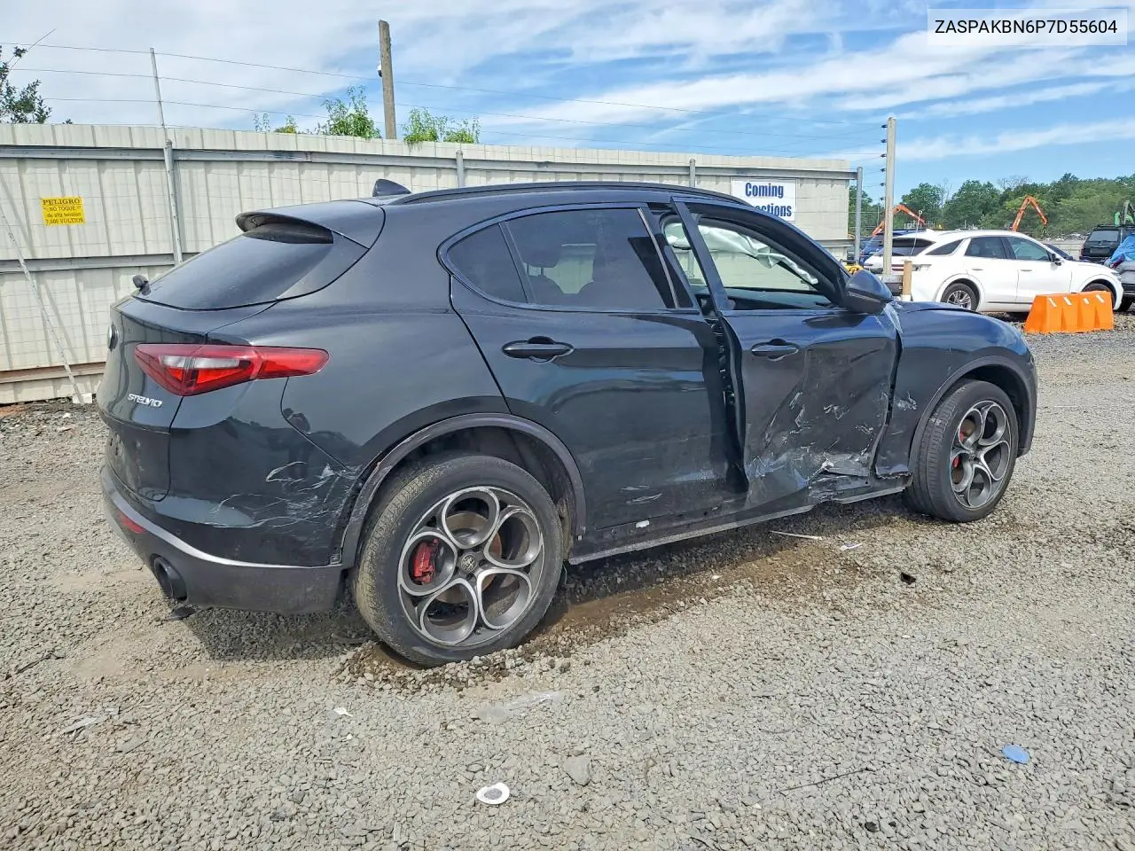2023 Alfa Romeo Stelvio Ti VIN: ZASPAKBN6P7D55604 Lot: 58065806