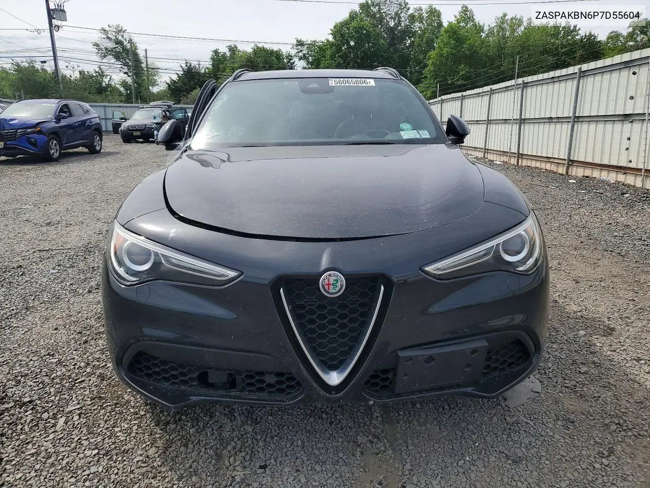 2023 Alfa Romeo Stelvio Ti VIN: ZASPAKBN6P7D55604 Lot: 58065806