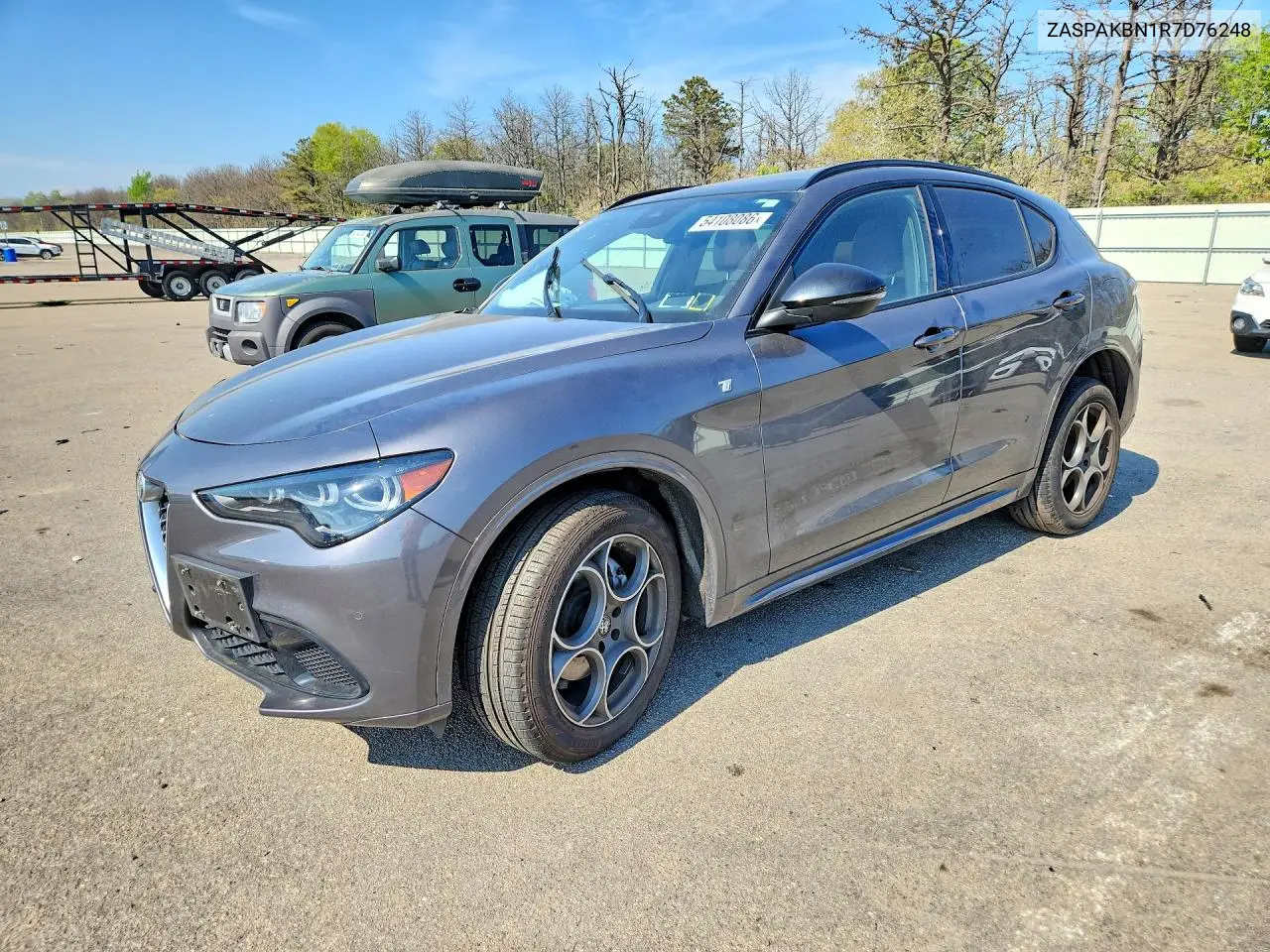 2024 Alfa Romeo Stelvio Ti VIN: ZASPAKBN1R7D76248 Lot: 54108086