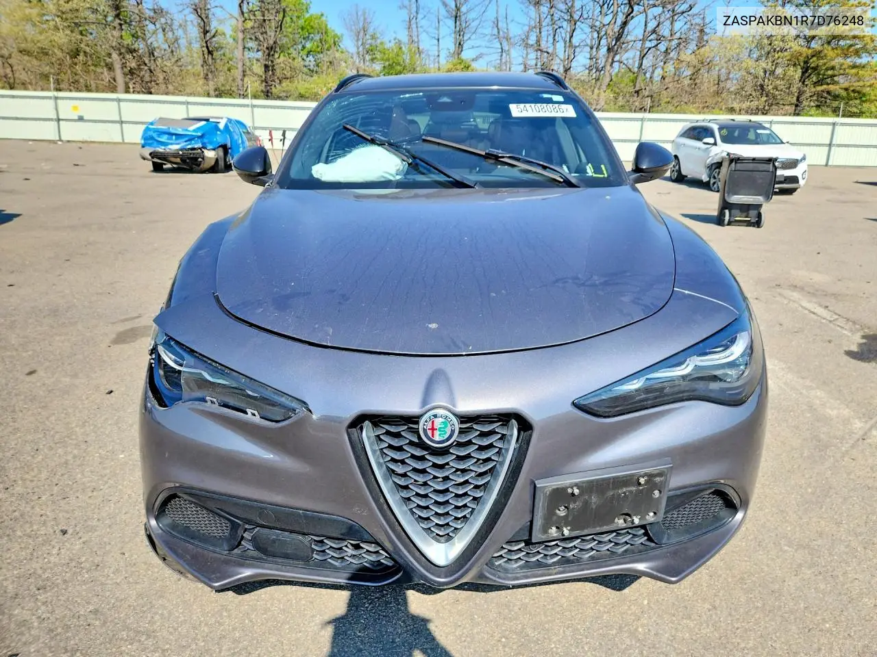 2024 Alfa Romeo Stelvio Ti VIN: ZASPAKBN1R7D76248 Lot: 54108086