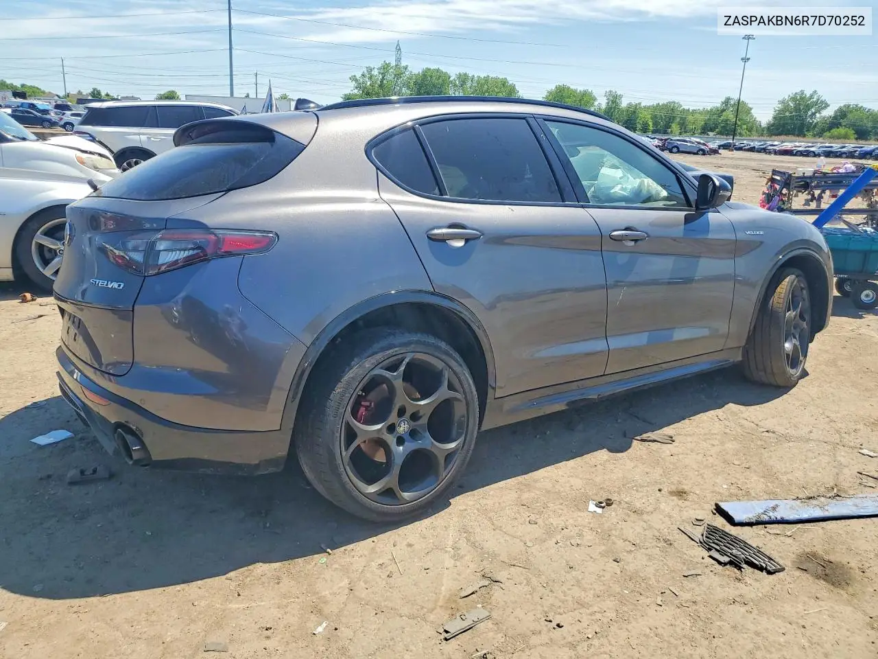 2024 Alfa Romeo Stelvio Ti VIN: ZASPAKBN6R7D70252 Lot: 54677686