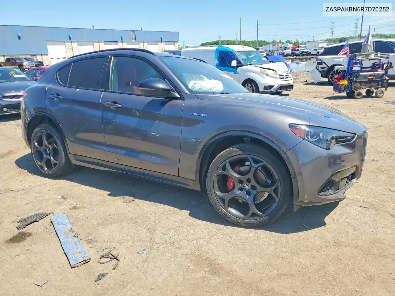 2024 Alfa Romeo Stelvio Ti VIN: ZASPAKBN6R7D70252 Lot: 54677686