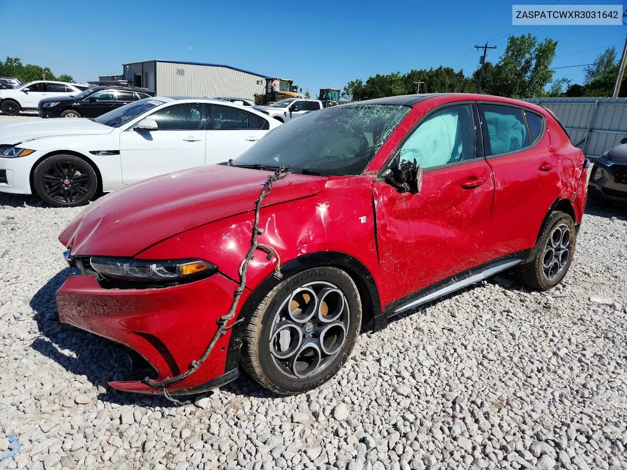 2024 Alfa Romeo Tonale Ti VIN: ZASPATCWXR3031642 Lot: 55520896