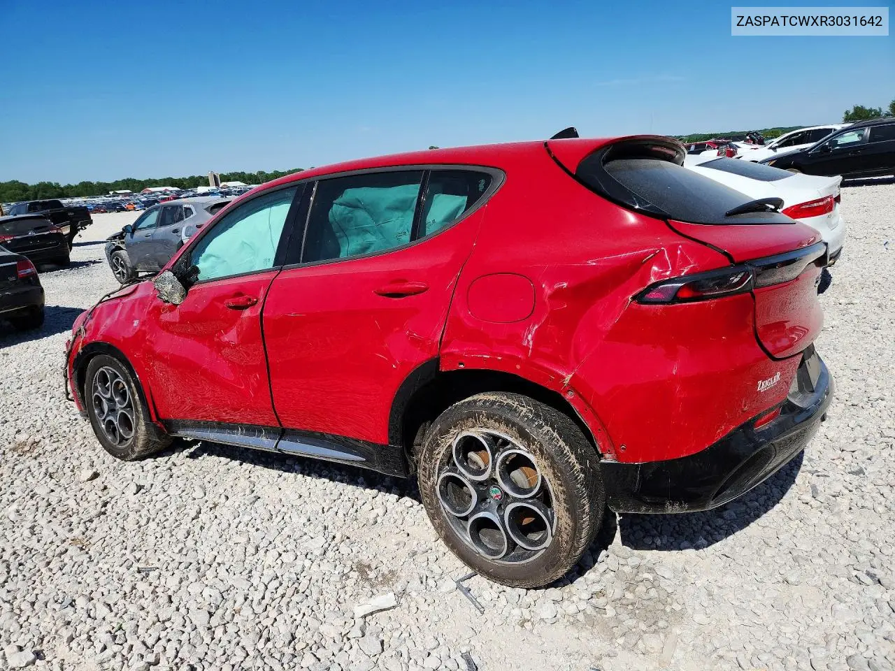 2024 Alfa Romeo Tonale Ti VIN: ZASPATCWXR3031642 Lot: 55520896