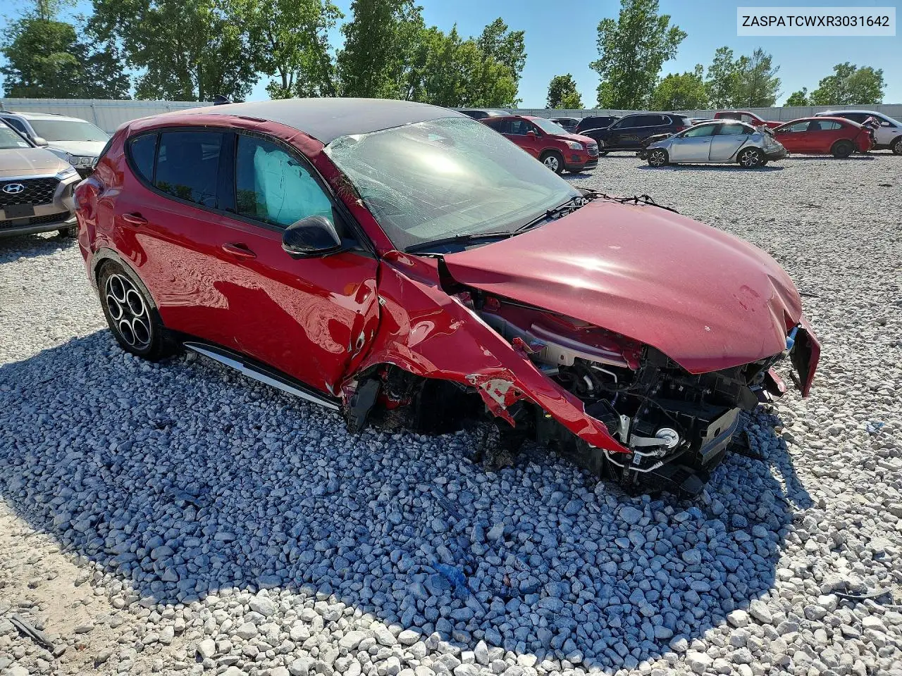 2024 Alfa Romeo Tonale Ti VIN: ZASPATCWXR3031642 Lot: 55520896