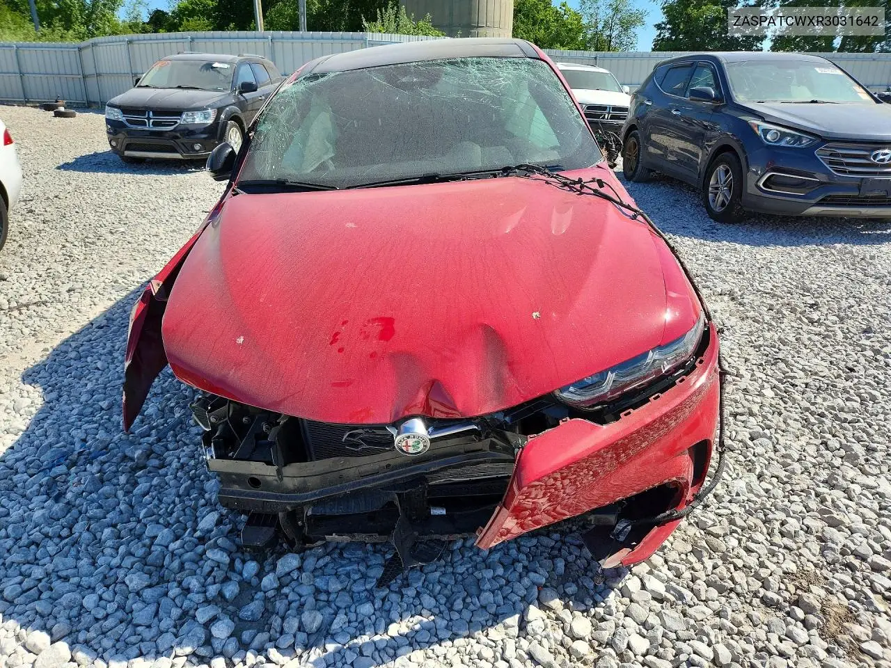 2024 Alfa Romeo Tonale Ti VIN: ZASPATCWXR3031642 Lot: 55520896