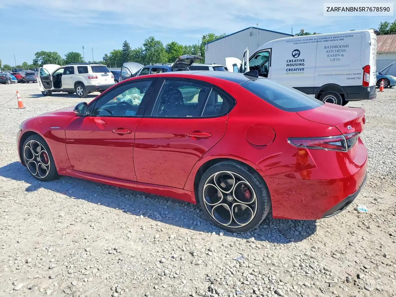 2024 Alfa Romeo Giulia Ti VIN: ZARFANBN5R7678590 Lot: 56370386