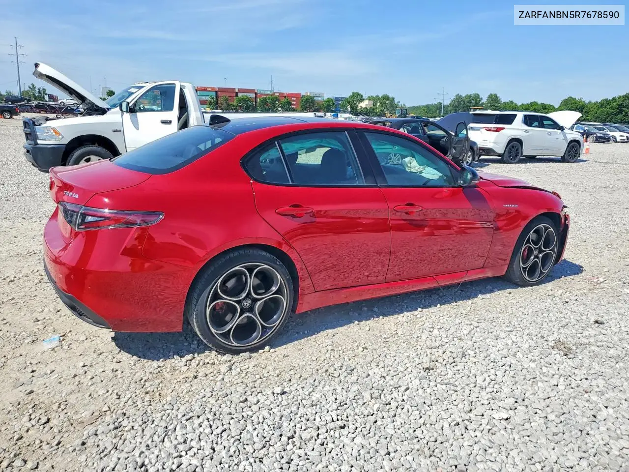 2024 Alfa Romeo Giulia Ti VIN: ZARFANBN5R7678590 Lot: 56370386