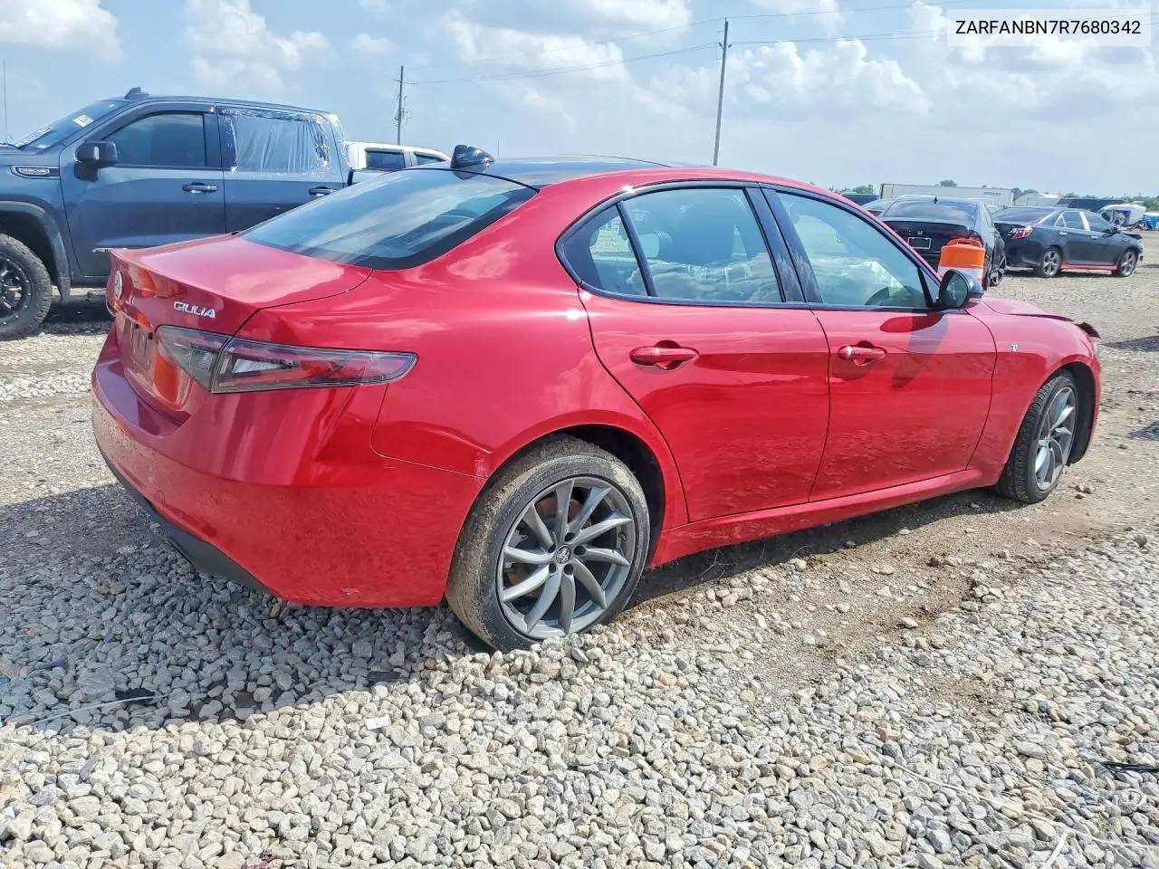2024 Alfa Romeo Giulia Ti VIN: ZARFANBN7R7680342 Lot: 57633526