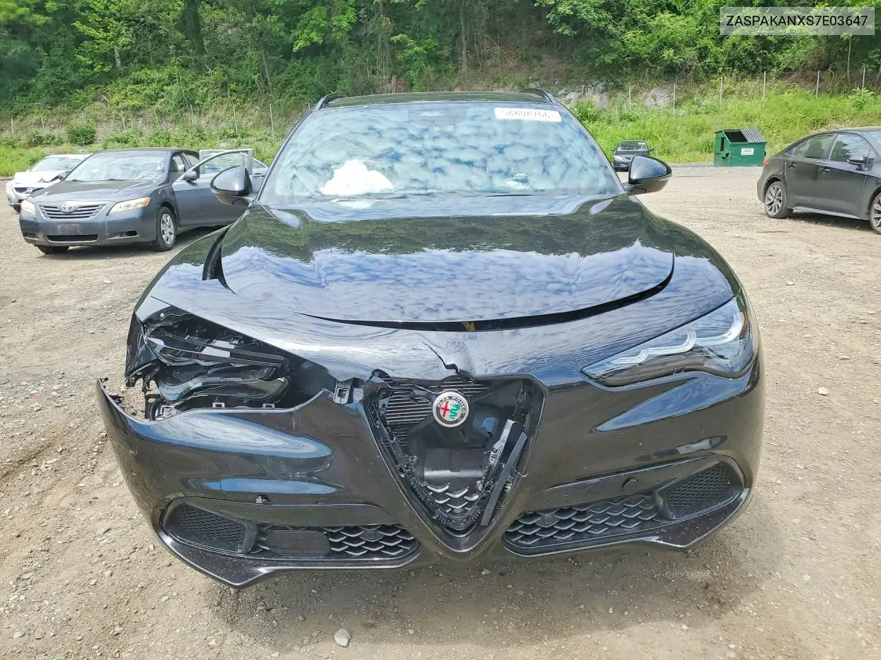 2025 Alfa Romeo Stelvio Base VIN: ZASPAKANXS7E03647 Lot: 58808766