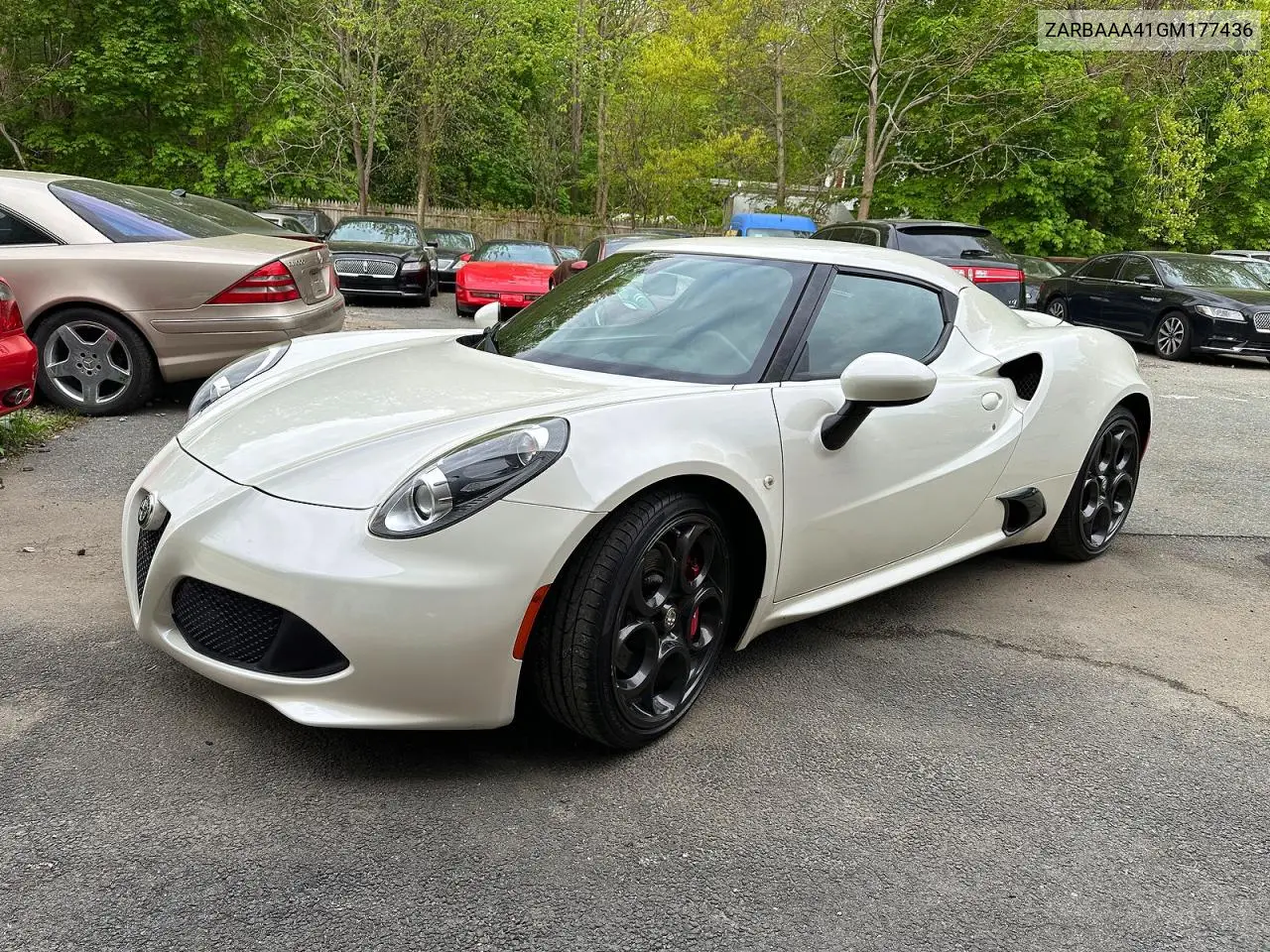 2016 Alfa Romeo 4C VIN: ZARBAAA41GM177436 Lot: 53692196