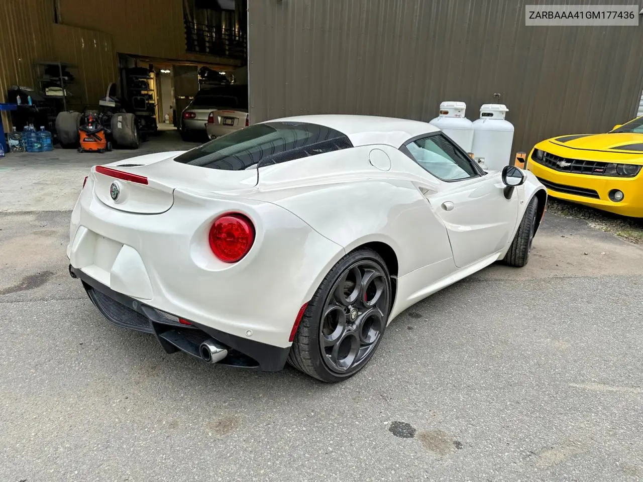 2016 Alfa Romeo 4C VIN: ZARBAAA41GM177436 Lot: 53692196