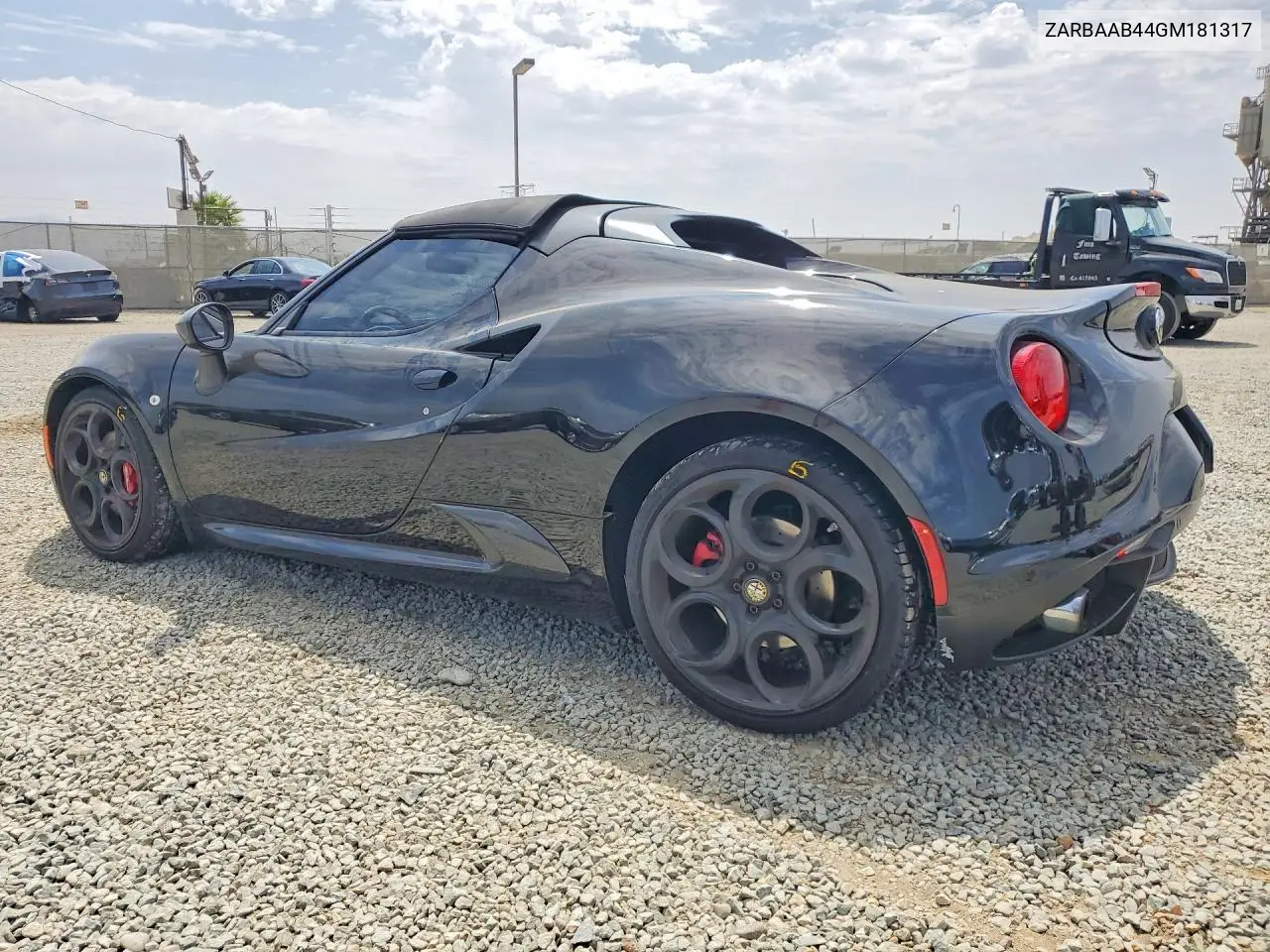 2016 Alfa Romeo 4C Spider VIN: ZARBAAB44GM181317 Lot: 58318106
