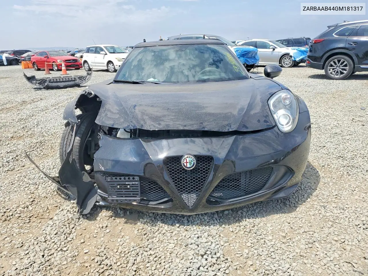 2016 Alfa Romeo 4C Spider VIN: ZARBAAB44GM181317 Lot: 58318106