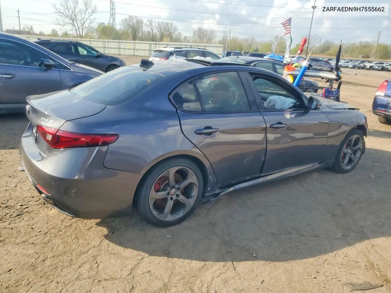 2017 Alfa Romeo Giulia Q4 VIN: ZARFAEDN9H7555662 Lot: 51222186
