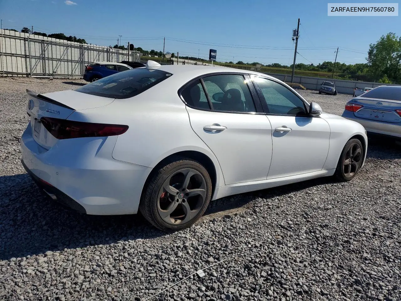 2017 Alfa Romeo Giulia Ti Q4 VIN: ZARFAEEN9H7560780 Lot: 52135246