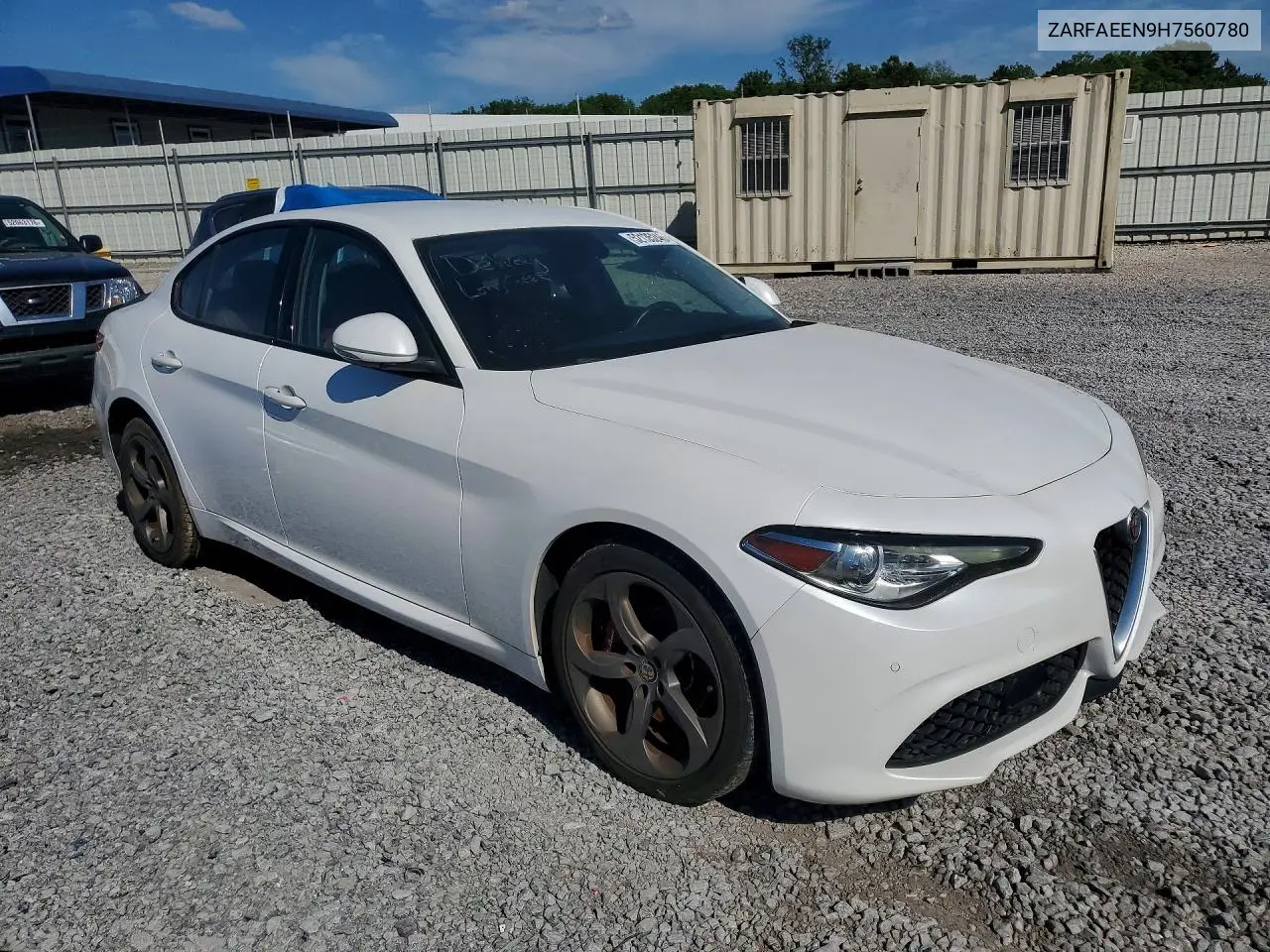2017 Alfa Romeo Giulia Ti Q4 VIN: ZARFAEEN9H7560780 Lot: 52135246