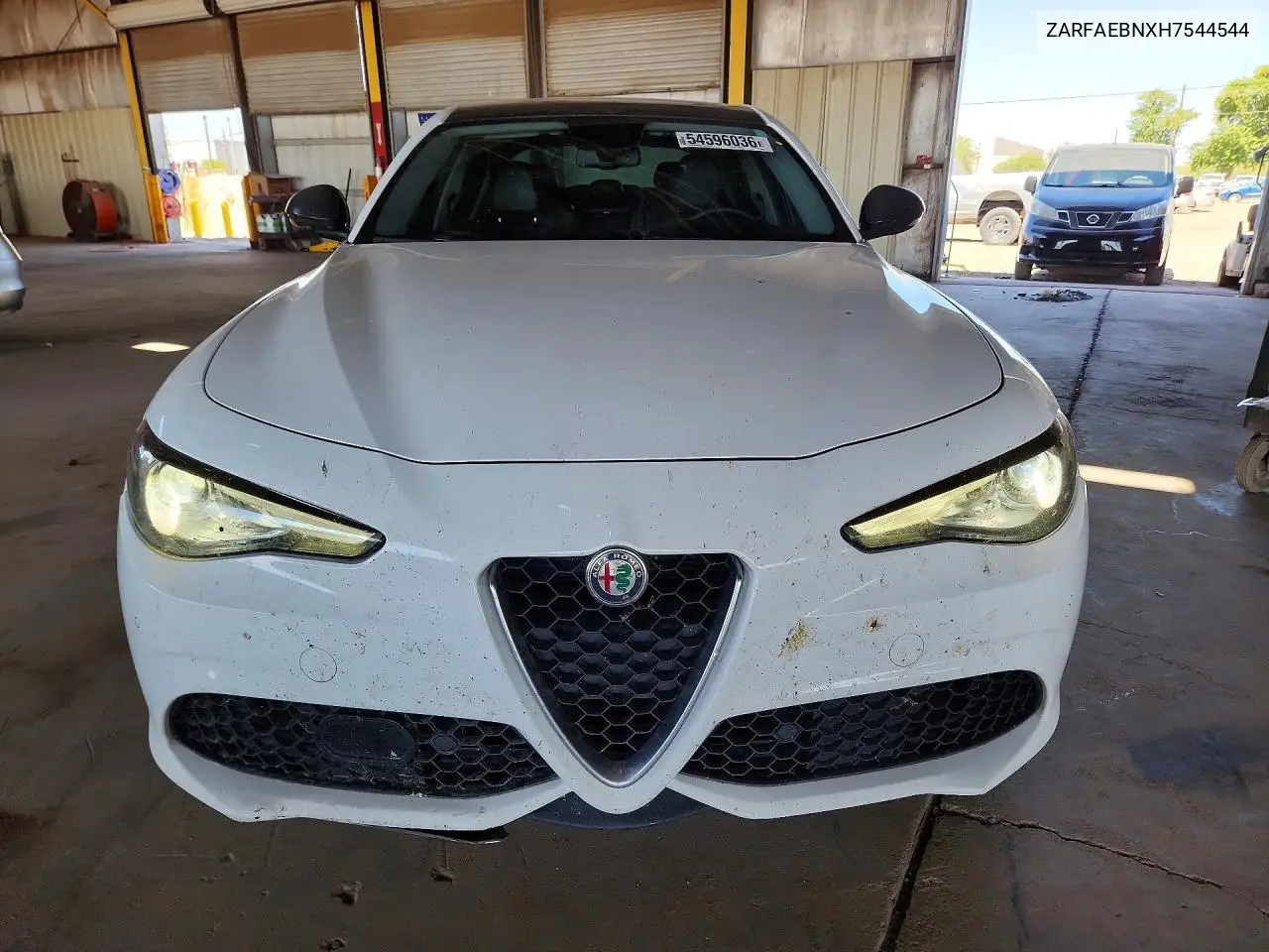 2017 Alfa Romeo Giulia VIN: ZARFAEBNXH7544544 Lot: 54596036