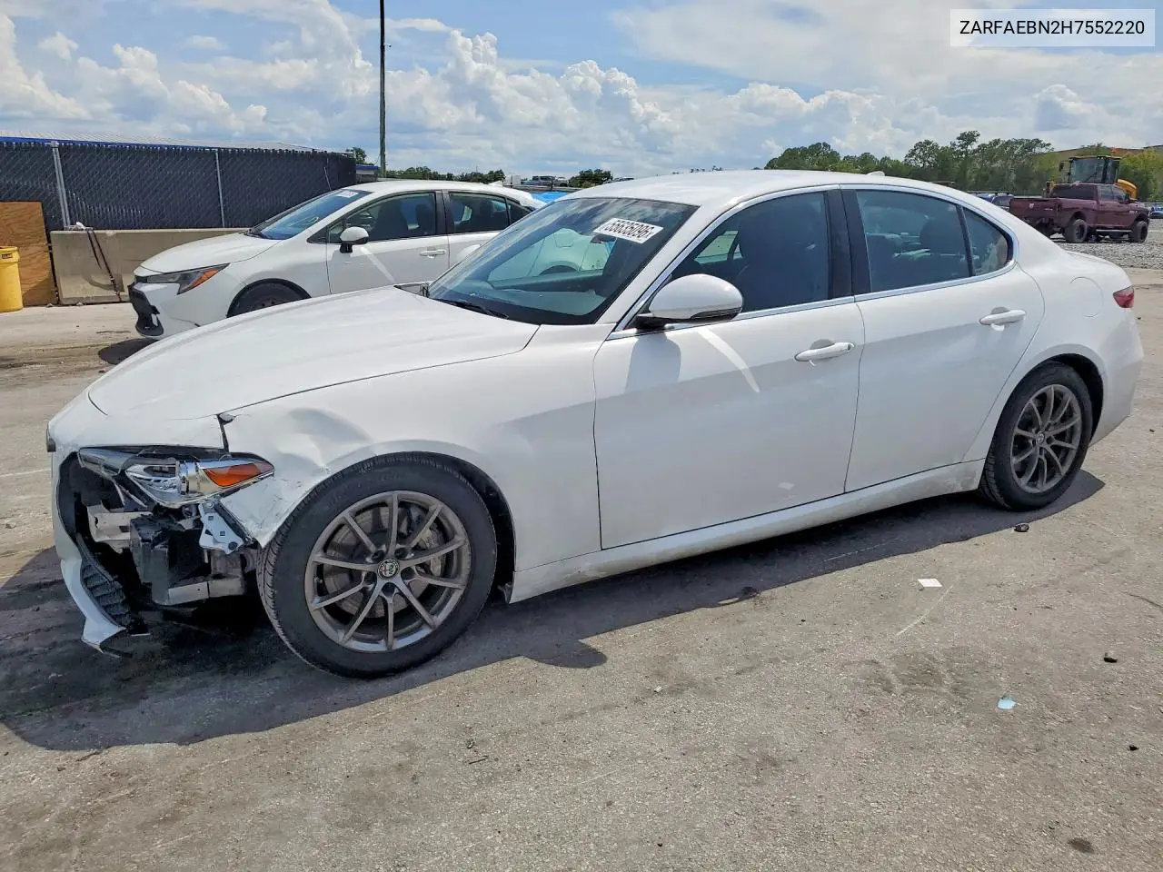 2017 Alfa Romeo Giulia VIN: ZARFAEBN2H7552220 Lot: 55635096