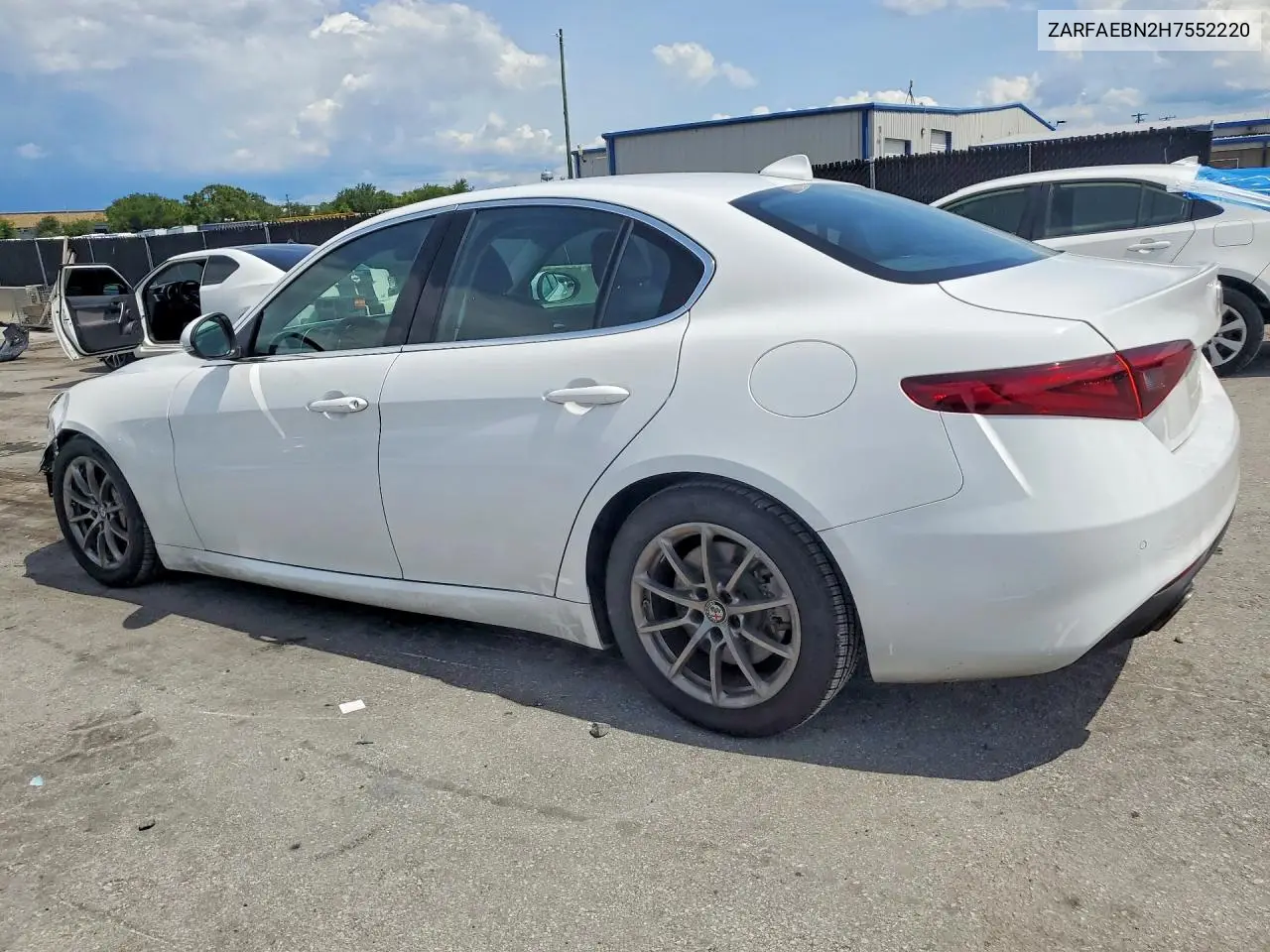 2017 Alfa Romeo Giulia VIN: ZARFAEBN2H7552220 Lot: 55635096