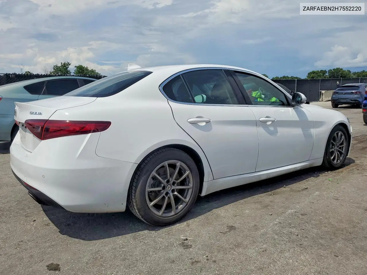 2017 Alfa Romeo Giulia VIN: ZARFAEBN2H7552220 Lot: 55635096