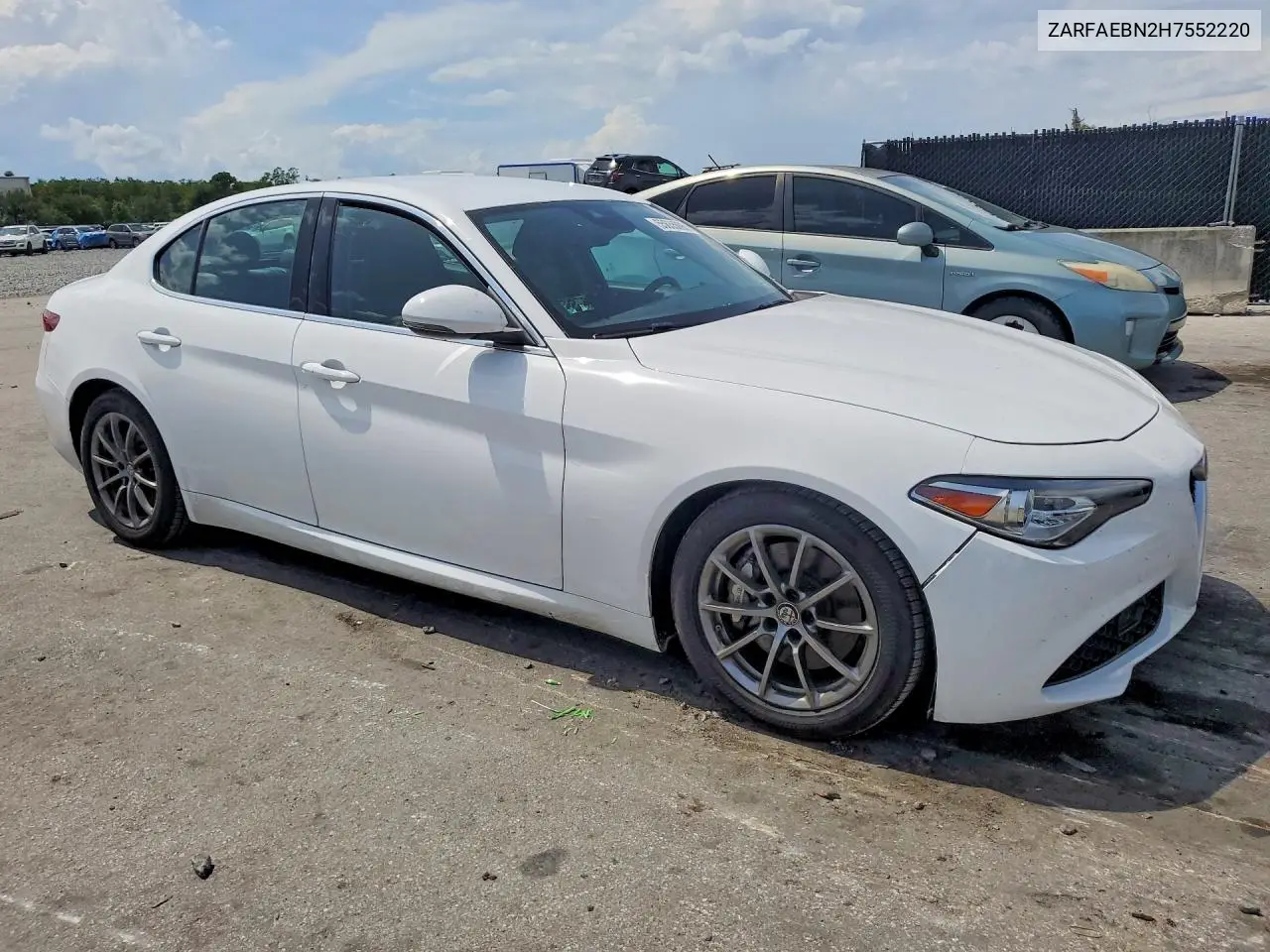 2017 Alfa Romeo Giulia VIN: ZARFAEBN2H7552220 Lot: 55635096