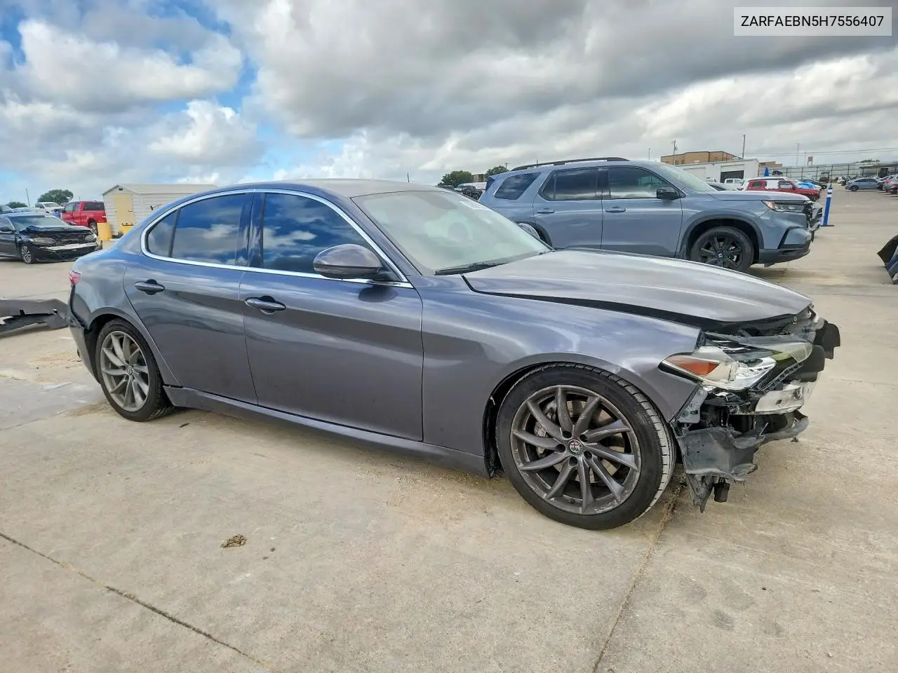 2017 Alfa Romeo Giulia VIN: ZARFAEBN5H7556407 Lot: 56887966