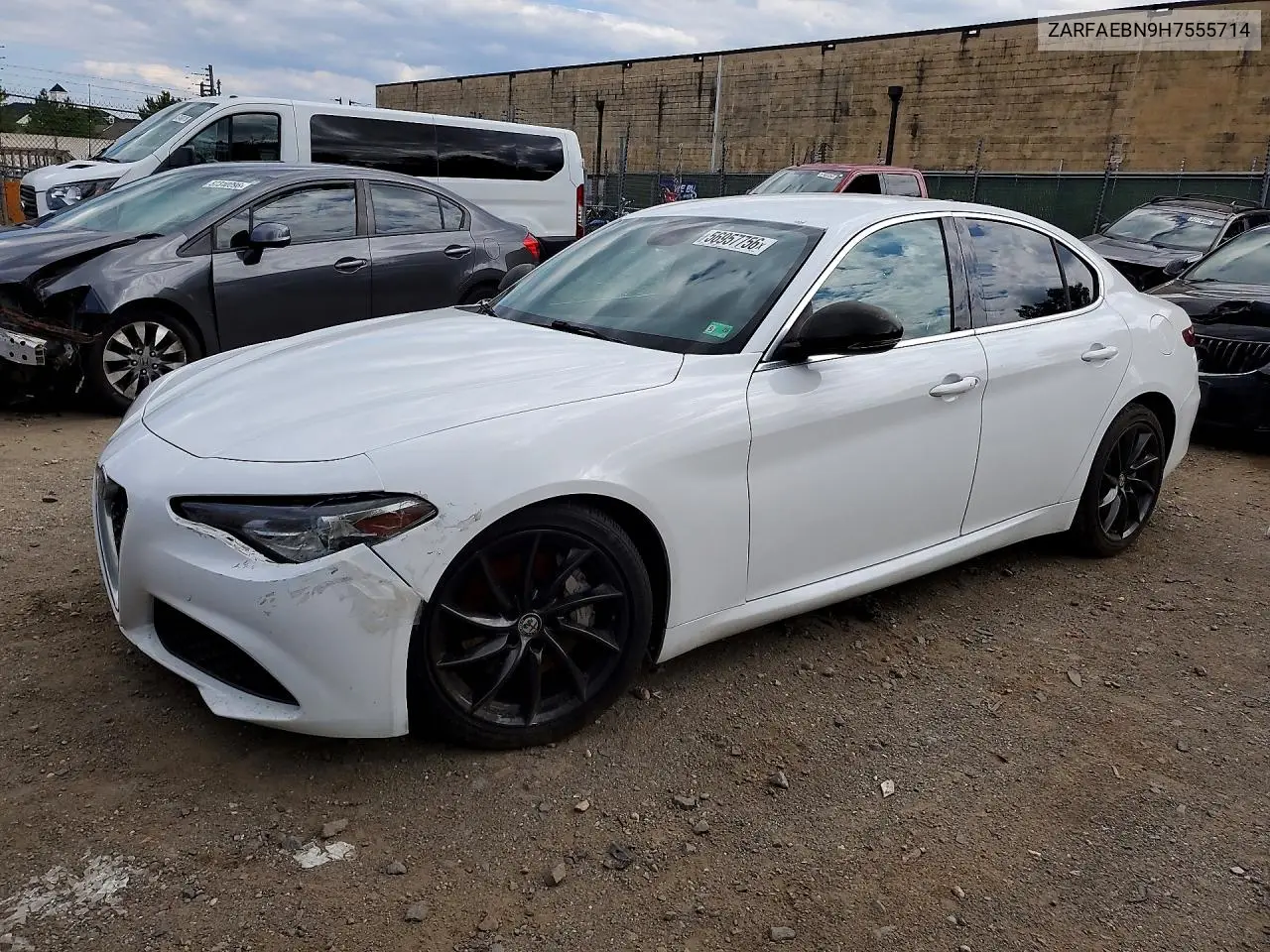 2017 Alfa Romeo Giulia VIN: ZARFAEBN9H7555714 Lot: 56957756