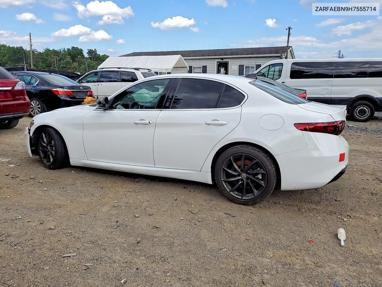 2017 Alfa Romeo Giulia VIN: ZARFAEBN9H7555714 Lot: 56957756