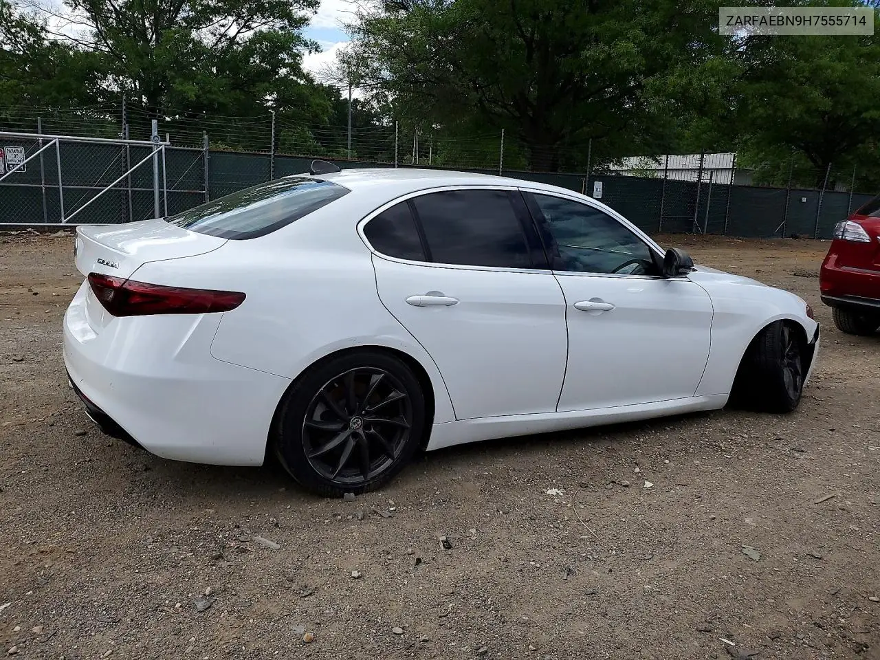 2017 Alfa Romeo Giulia VIN: ZARFAEBN9H7555714 Lot: 56957756