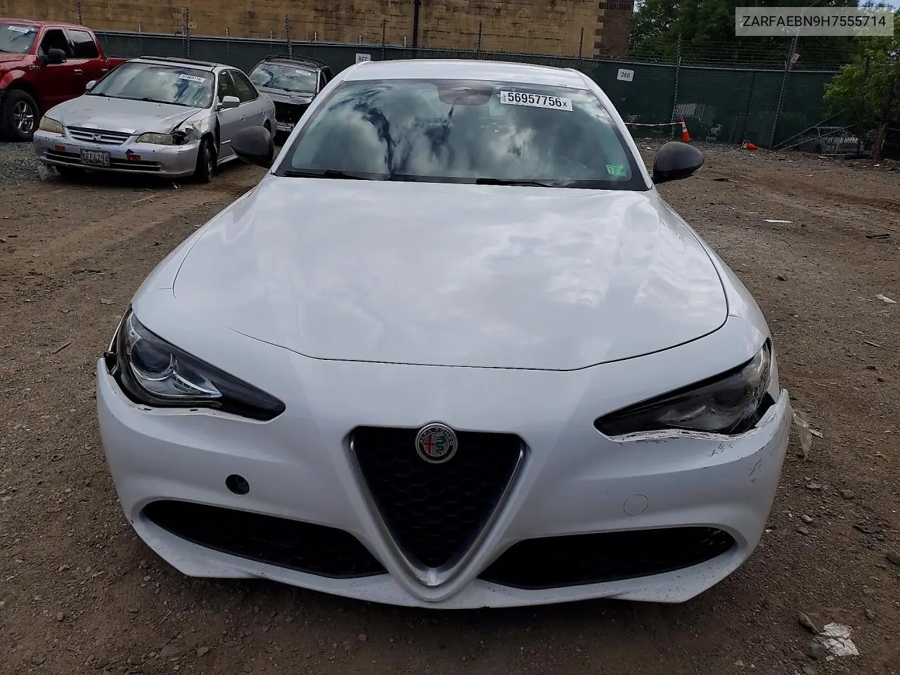 2017 Alfa Romeo Giulia VIN: ZARFAEBN9H7555714 Lot: 56957756