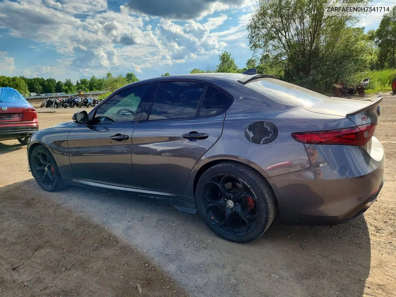 2017 Alfa Romeo Giulia Ti Q4 VIN: ZARFAEEN0H7541714 Lot: 57776316