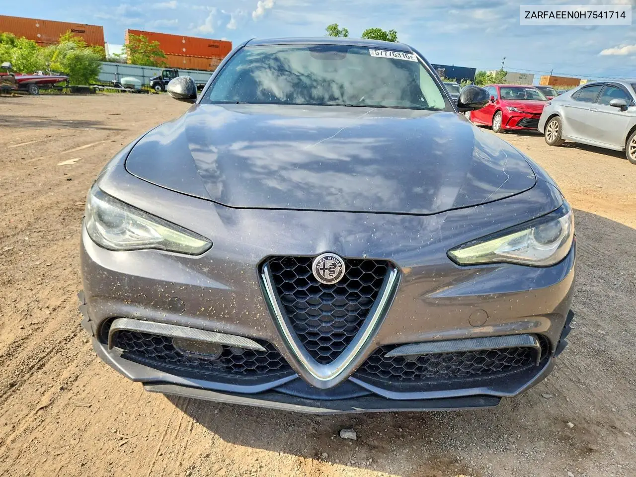 2017 Alfa Romeo Giulia Ti Q4 VIN: ZARFAEEN0H7541714 Lot: 57776316
